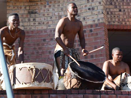 Members of the cultural dance group.